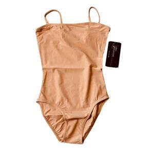 Theatricals Dancewear‎ dance camisole Nude caramel Leotard base ballet NWT CM